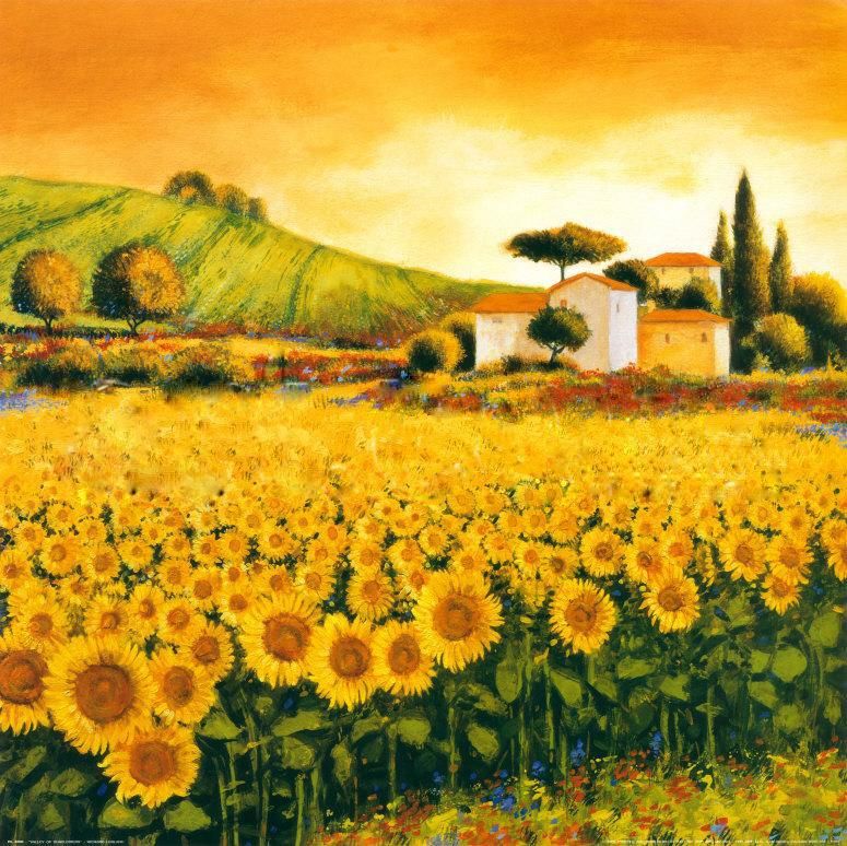 Richard Leblanc Valley of Sunflowers